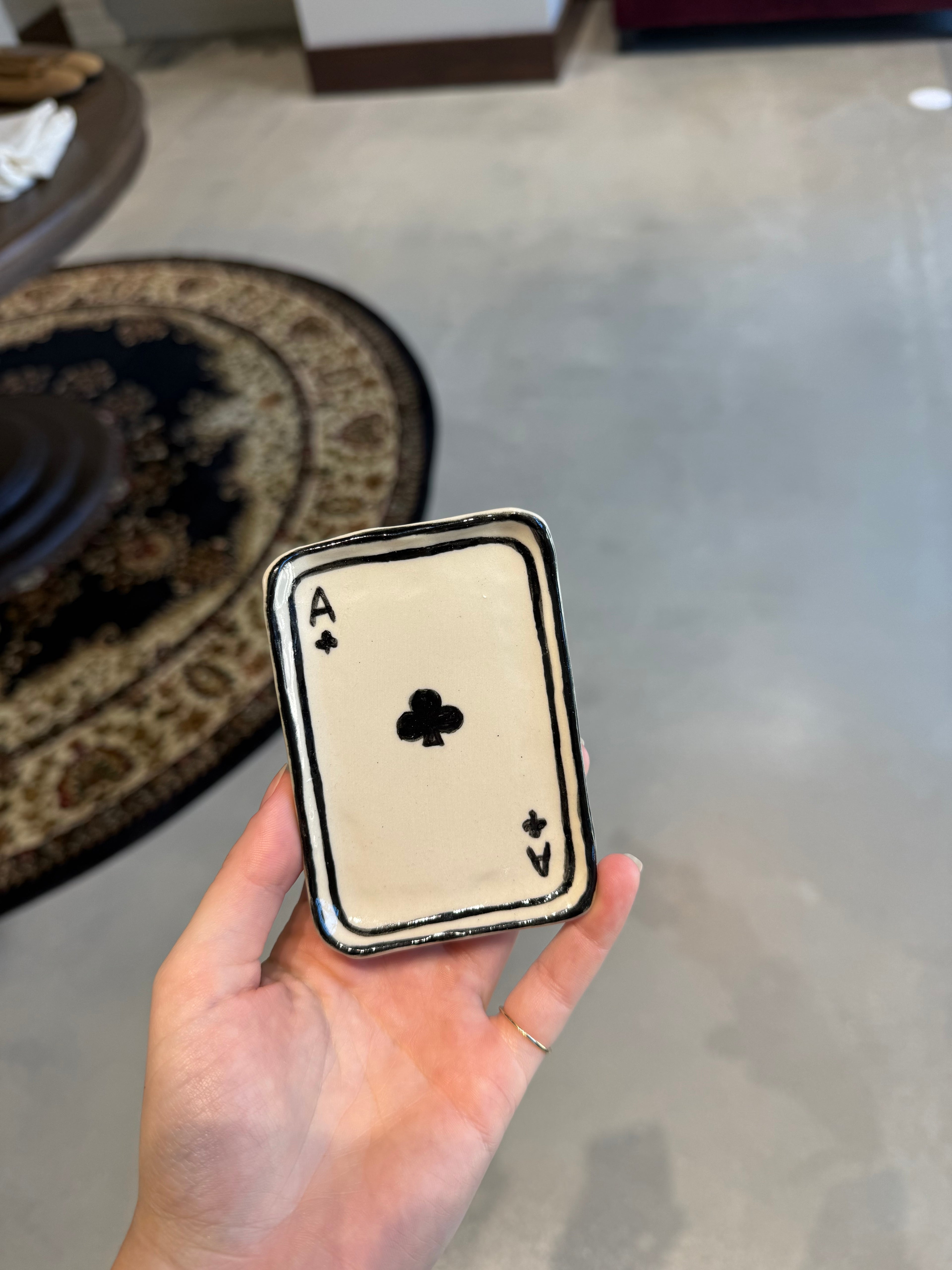 Playing Card Jewelry Dish