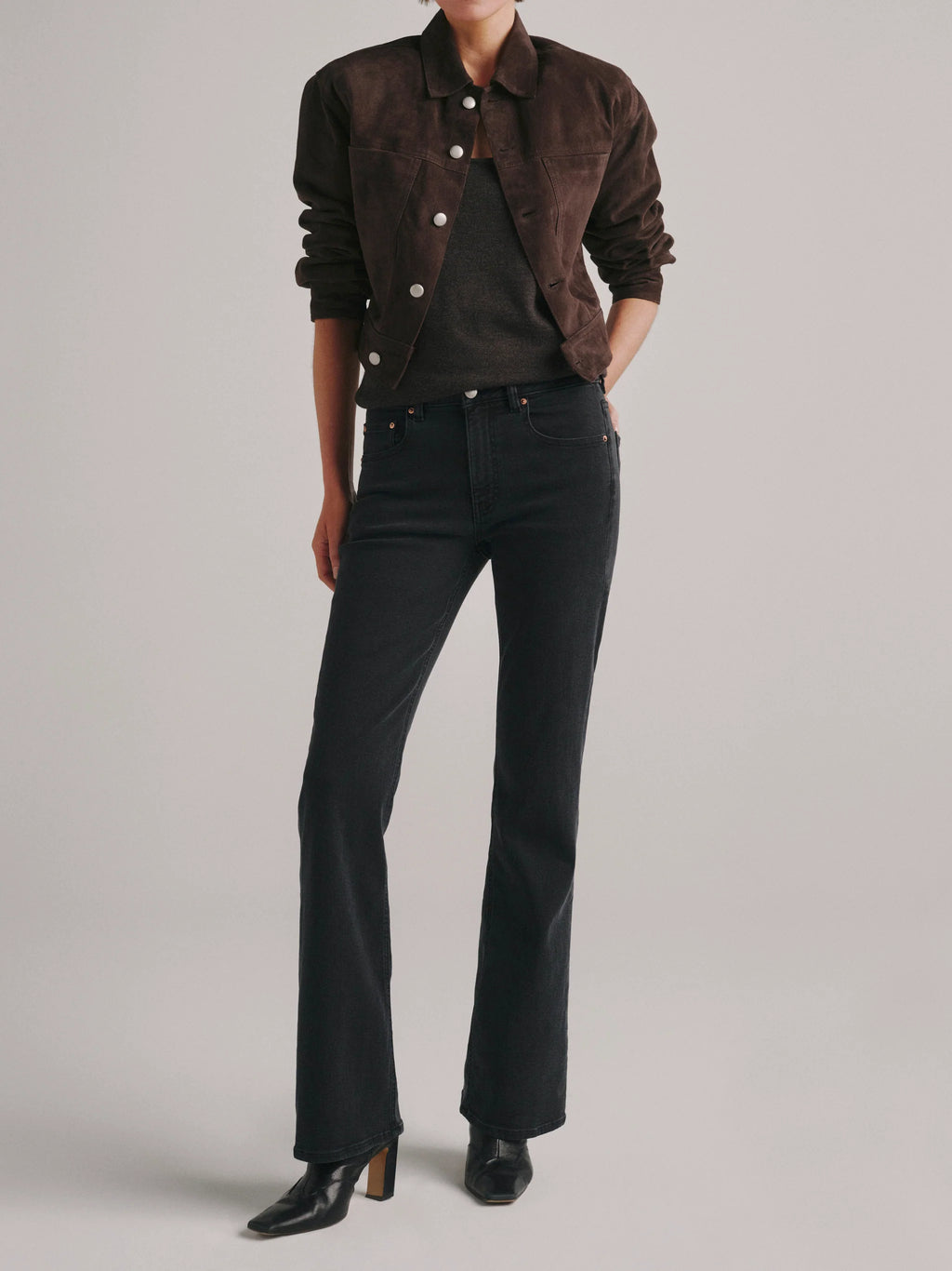 Bella Slim Bootcut Mid-Rise 32" Jeans