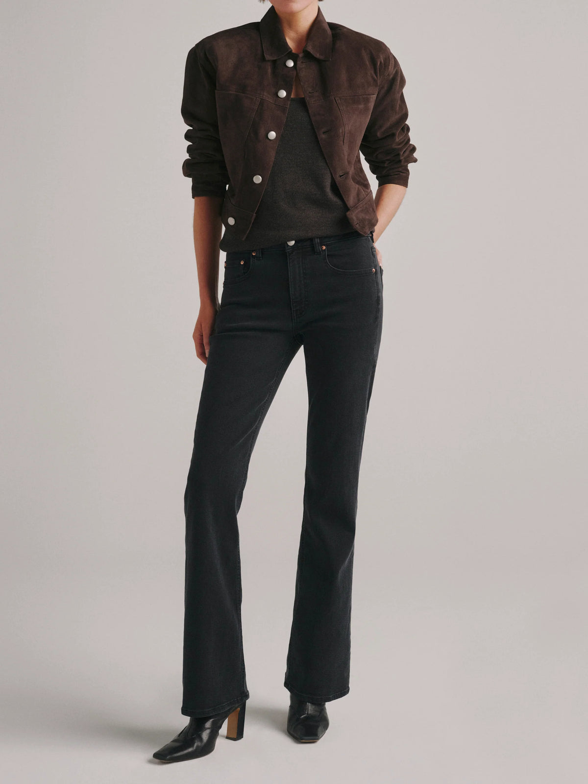 Bella Slim Bootcut Mid-Rise 32" Jeans