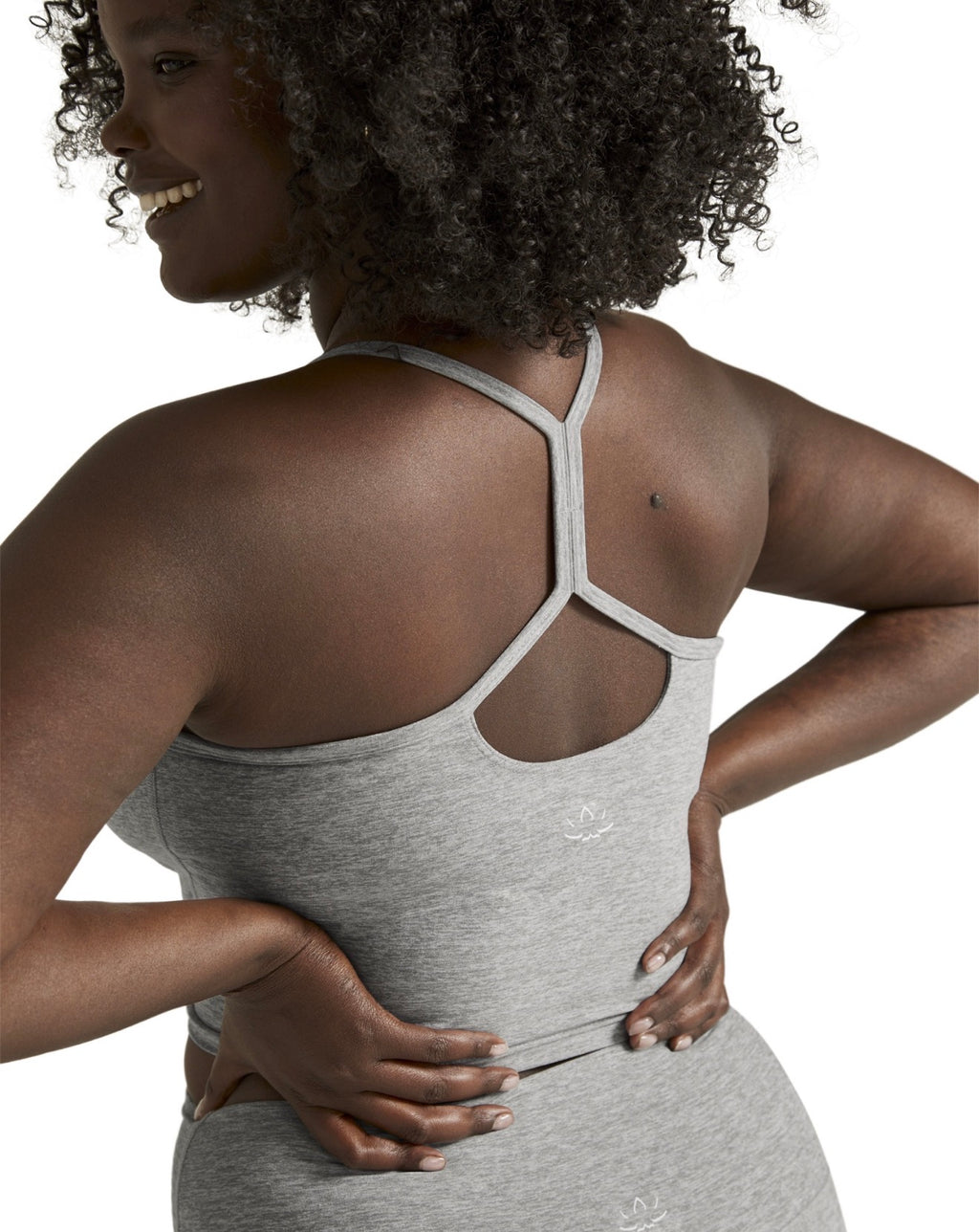 Spacedye Slim Racerback Cropped Tank