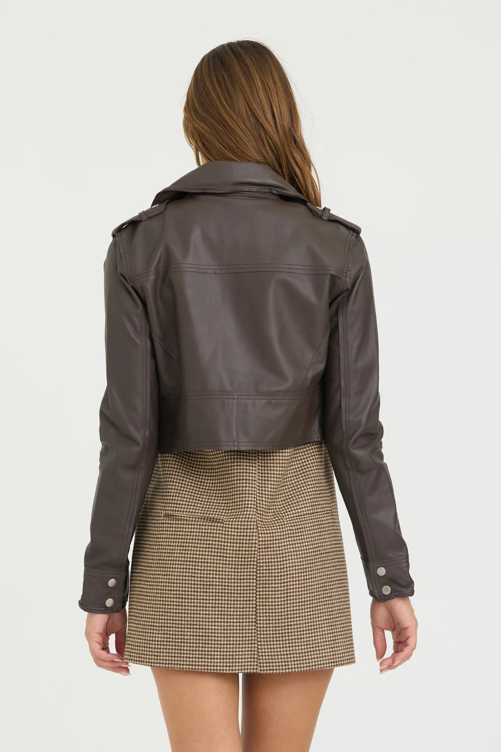 Erin Burnished Leather Jacket