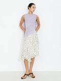 Asymmetrical Tie-Neck Flowy Sleeveless Top