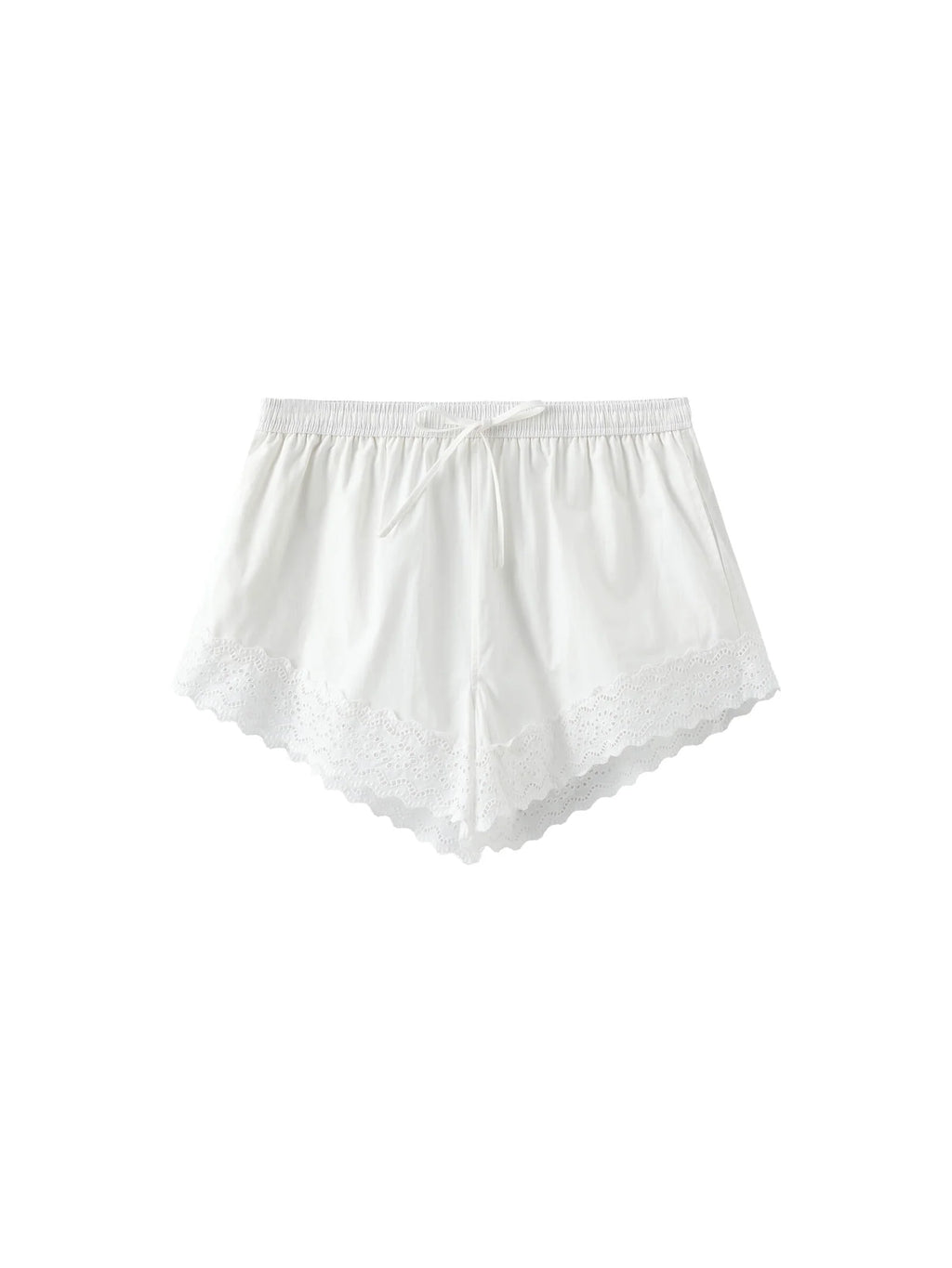 Casual Lace Cotton Shorts