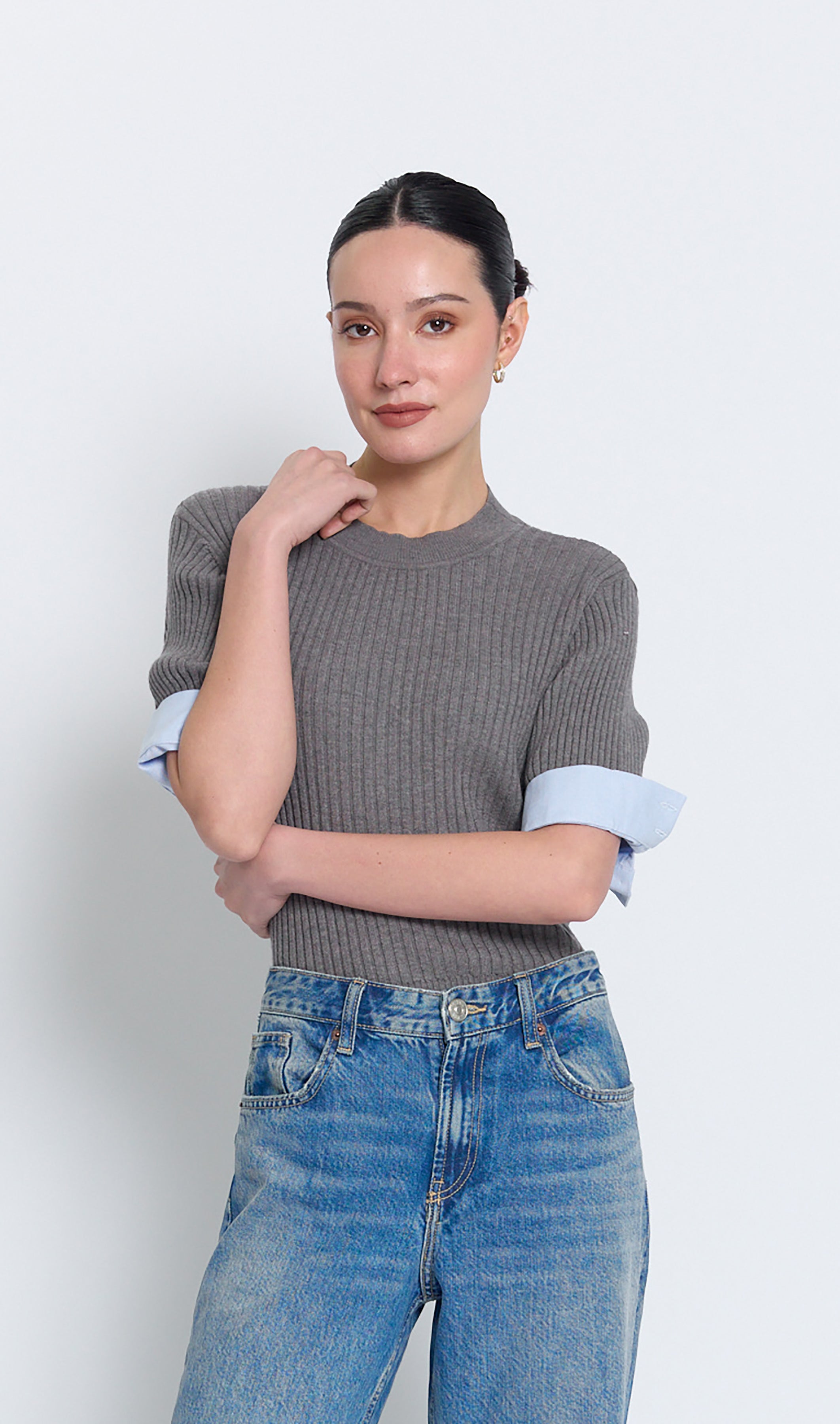 Coen Shirt Cuff Sweater