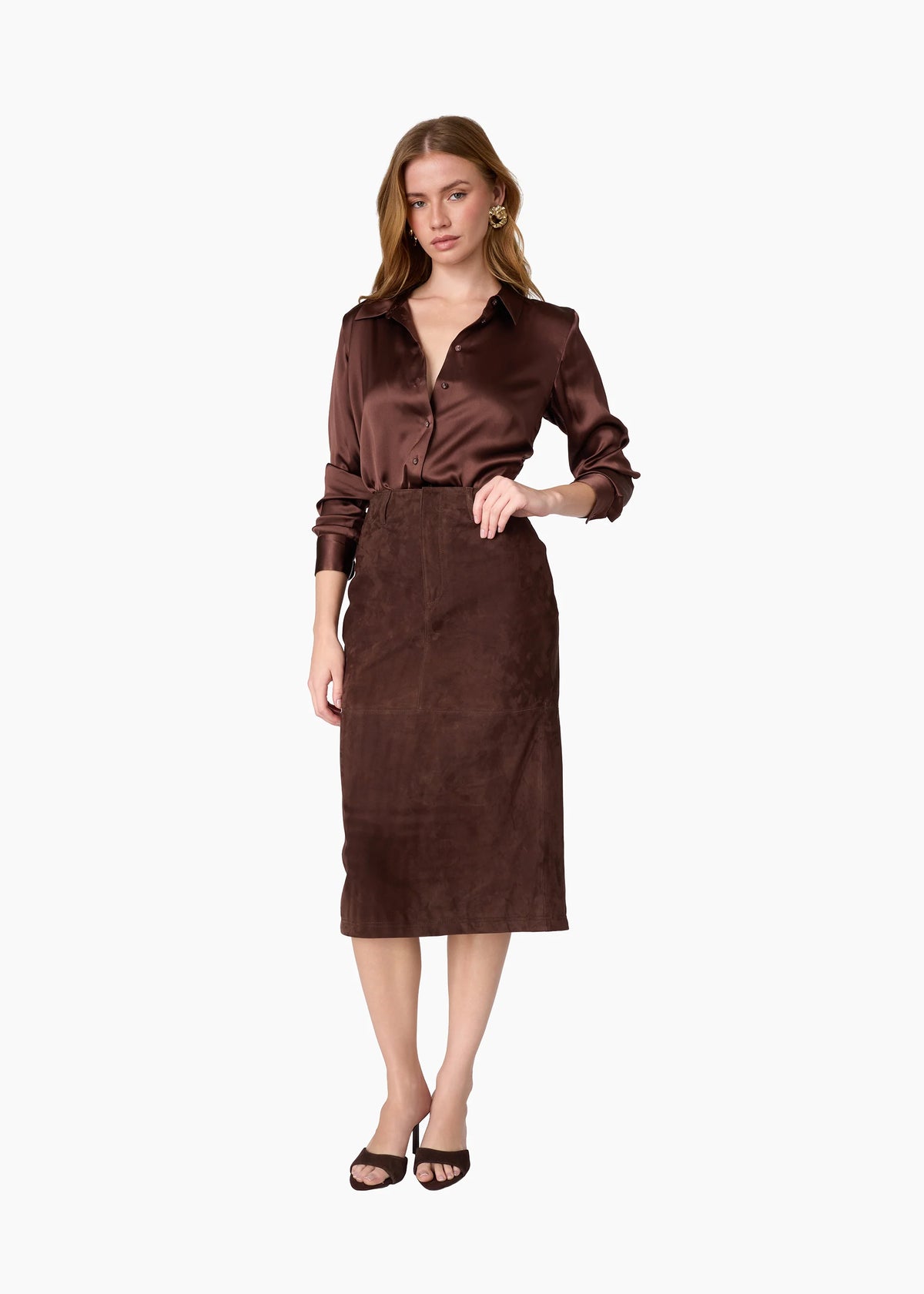 Jodi Suede Skirt