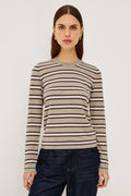 Davie Cotton Cashmere Long Sleeve Tee