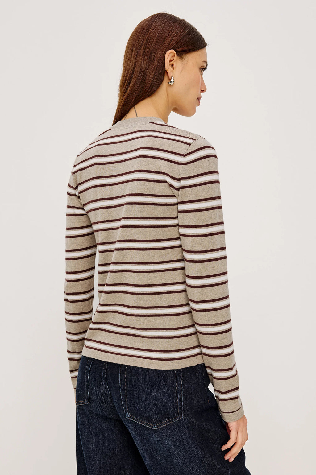 Davie Cotton Cashmere Long Sleeve Tee