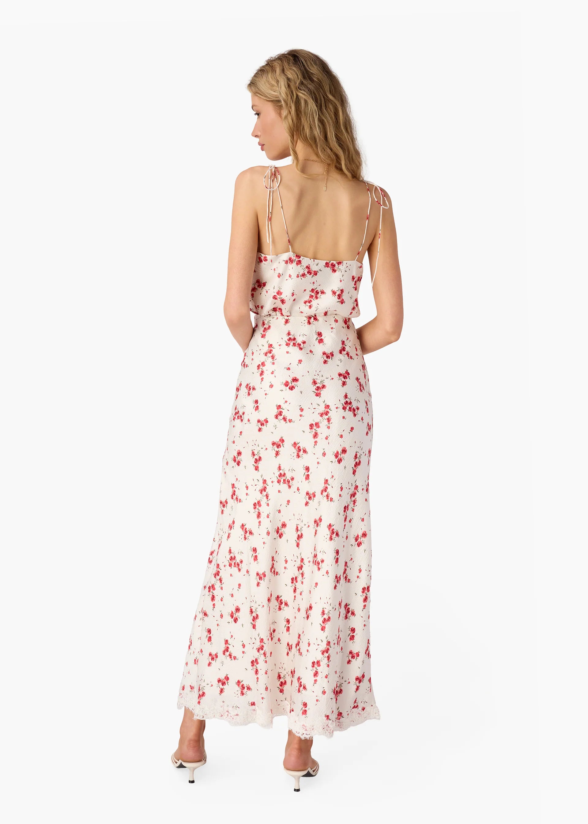Teagan Hammered Silk Skirt