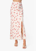 Teagan Hammered Silk Skirt