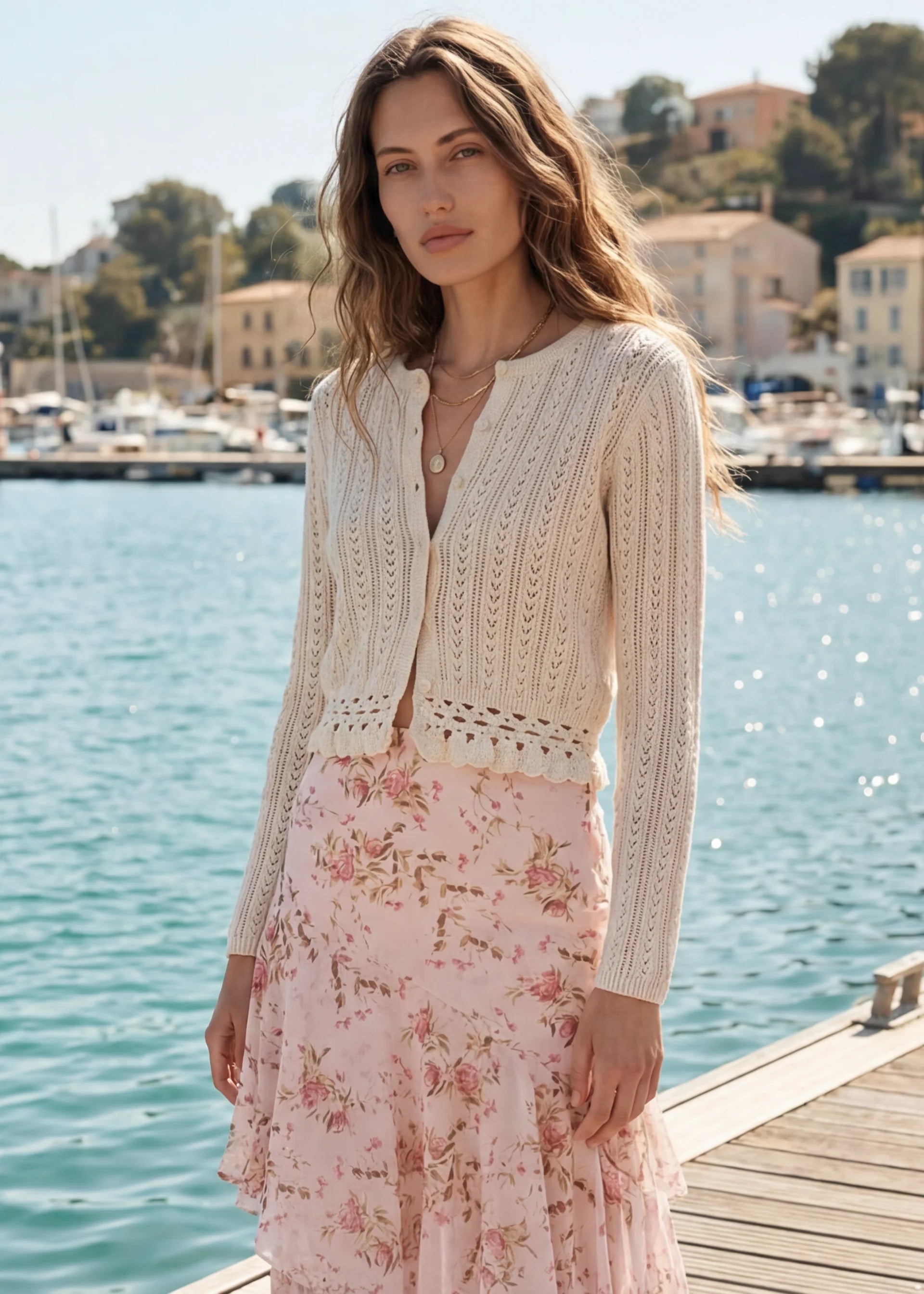 Lilibeth Pointelle Cardigan