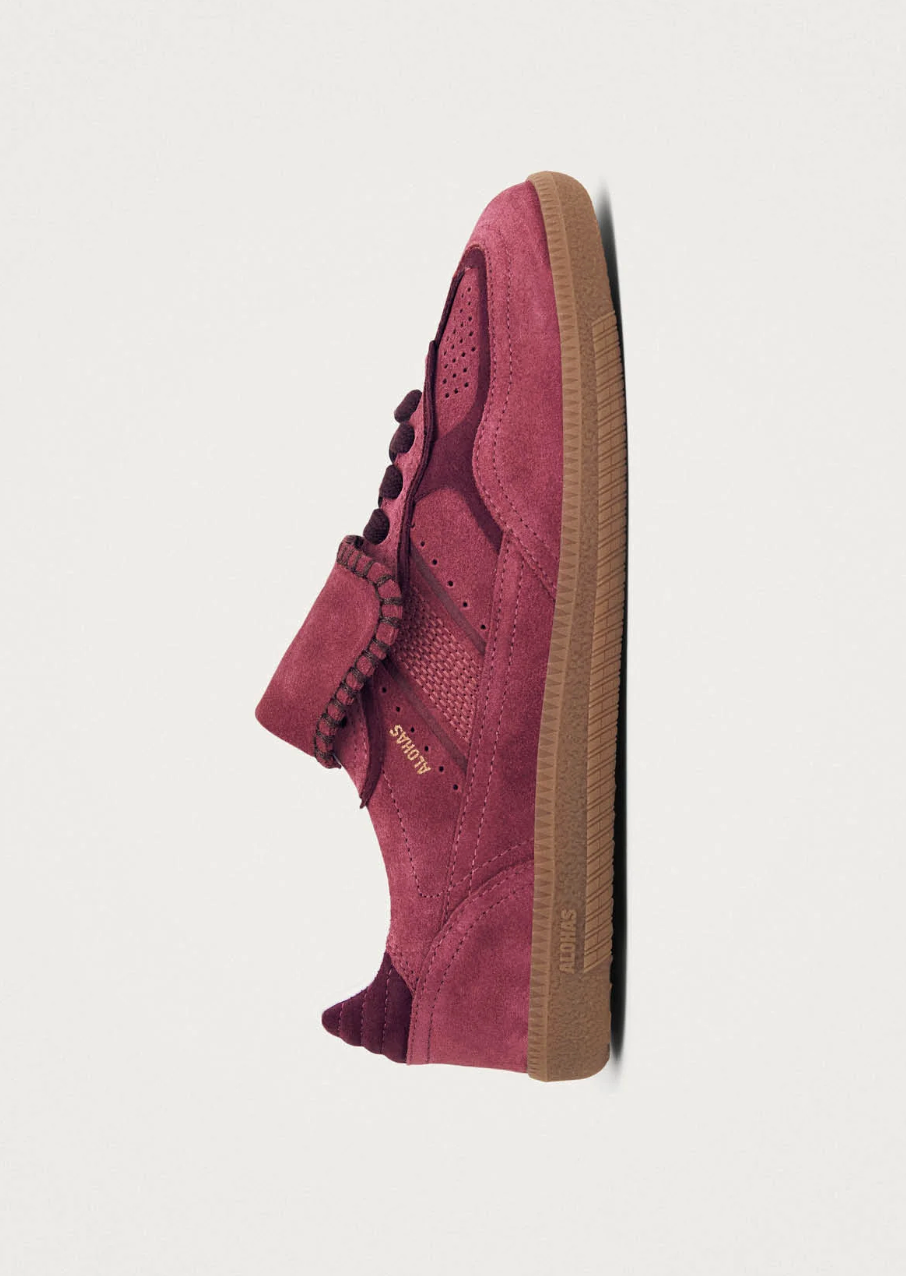 Tb.490 Club Suede Raspberry Leather Sneakers