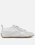Tb.304 Nylon All White Leather Sneakers