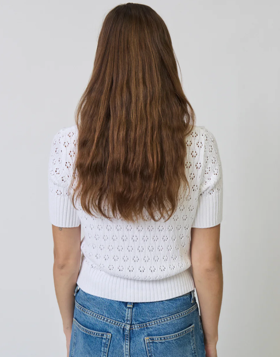 Charli Eyelet Stitch Top