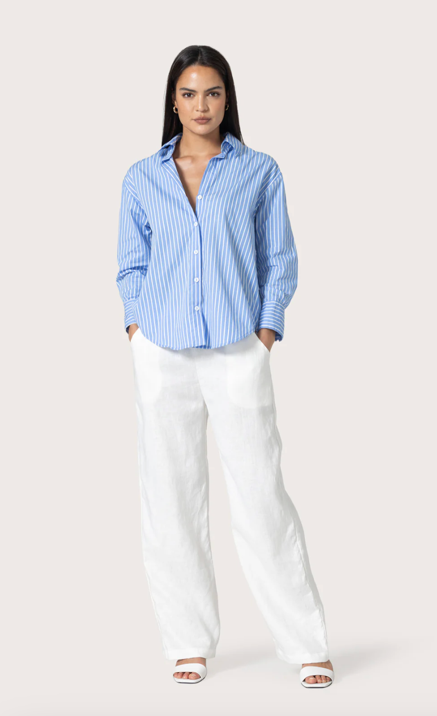 Pull On Linen Pant