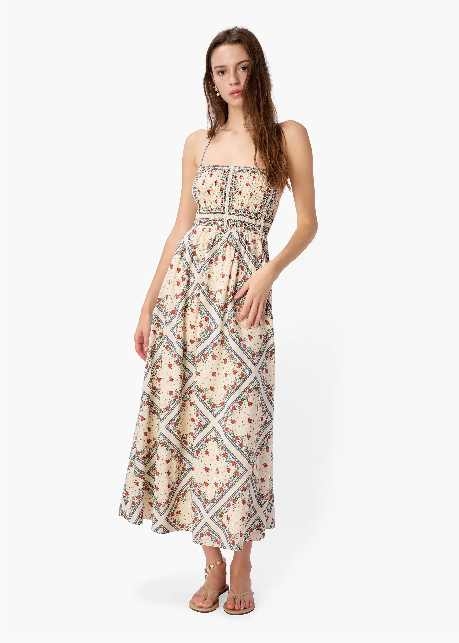 Cecily Silk Cotton Dress