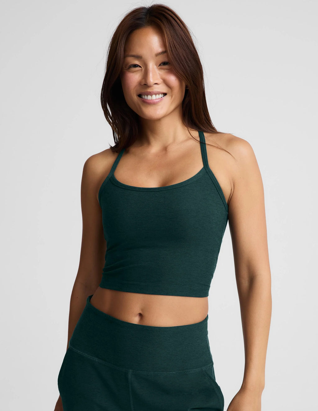 Spacedye™ Slim Racerback Cropped Tank