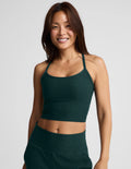 Spacedye™ Slim Racerback Cropped Tank
