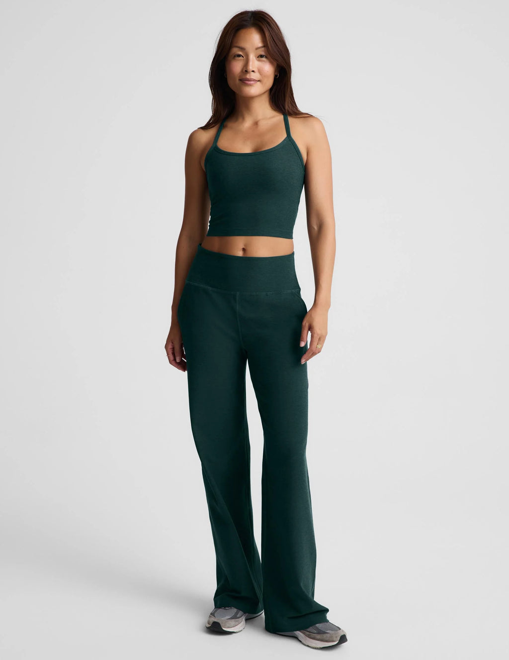 Spacedye™ Slim Racerback Cropped Tank