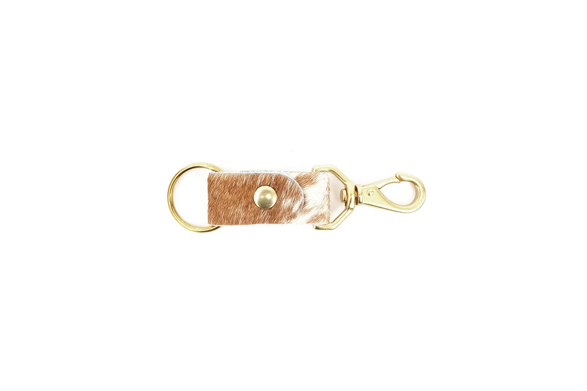 Cowhide Keychain