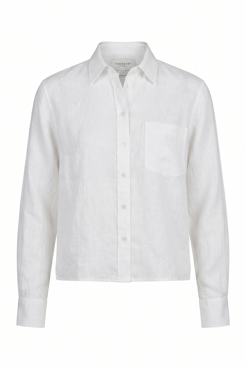 The Long Sleeve Boxy Crop - Linen
