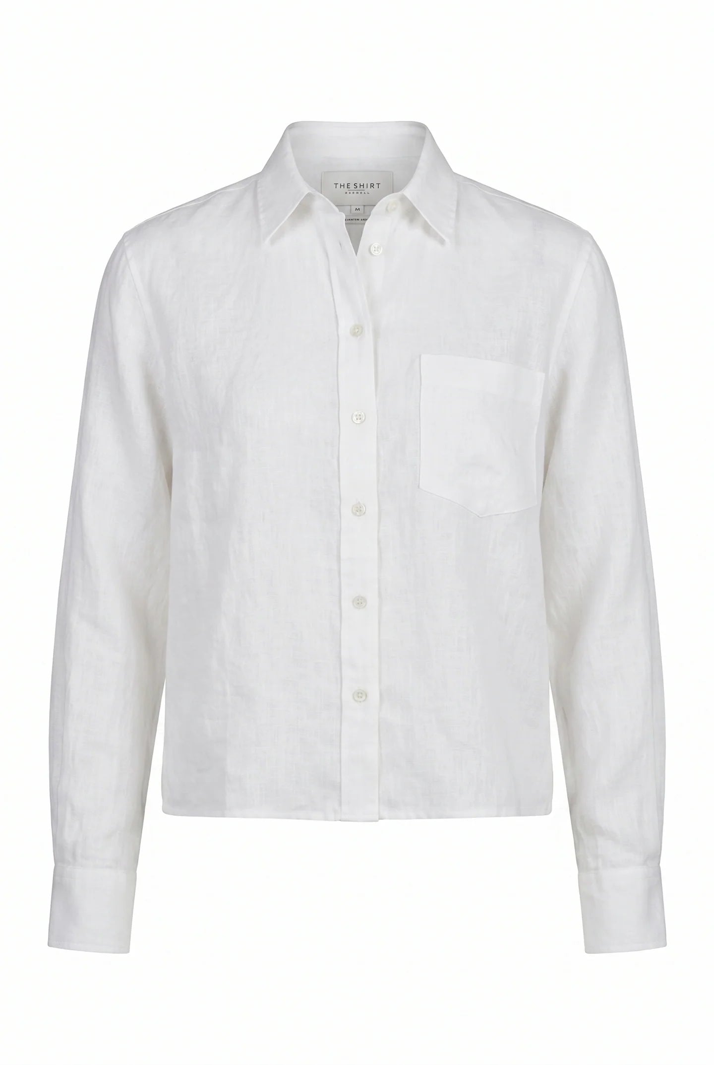 The Long Sleeve Boxy Crop - Linen