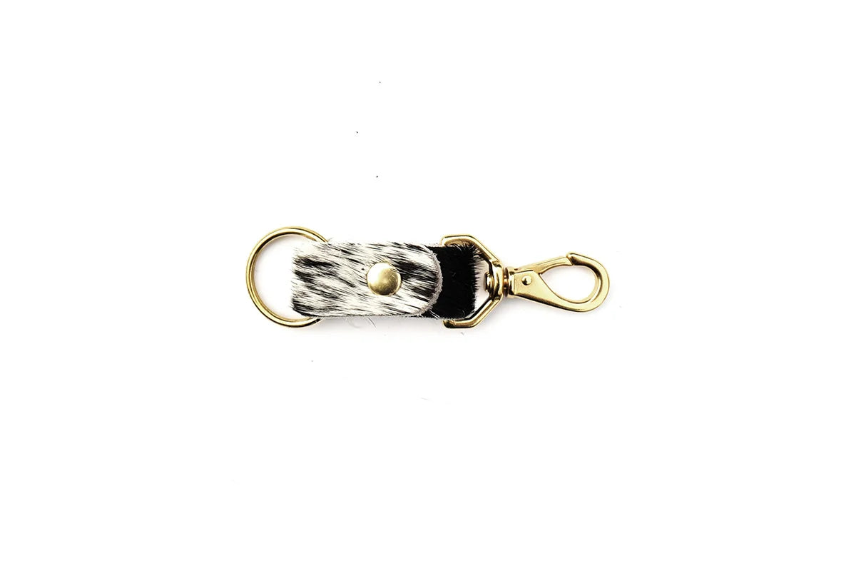 Cowhide Keychain