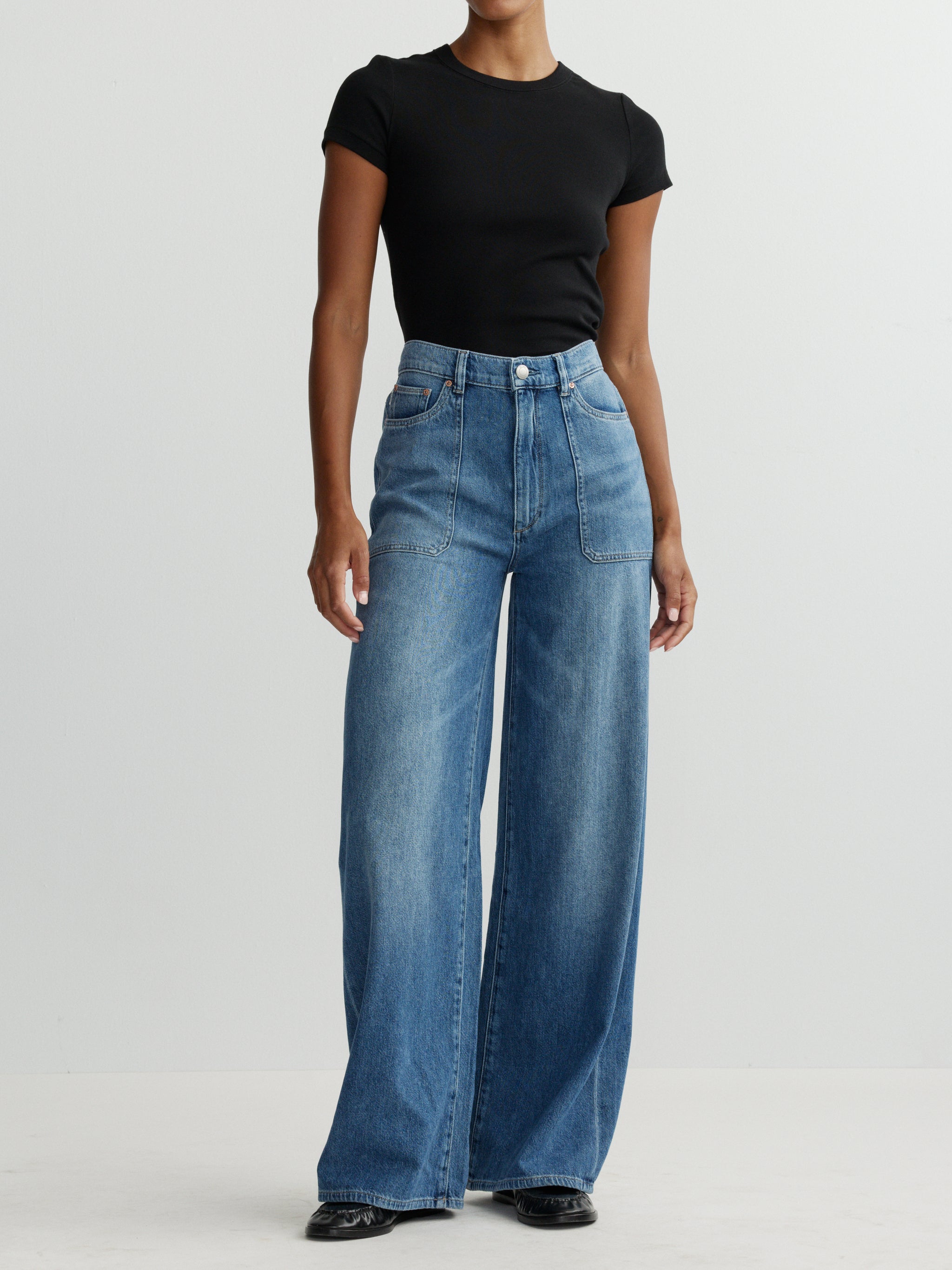 Hepburn Wide Leg: High Rise 32'