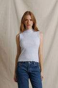 Violet Mockneck Tank