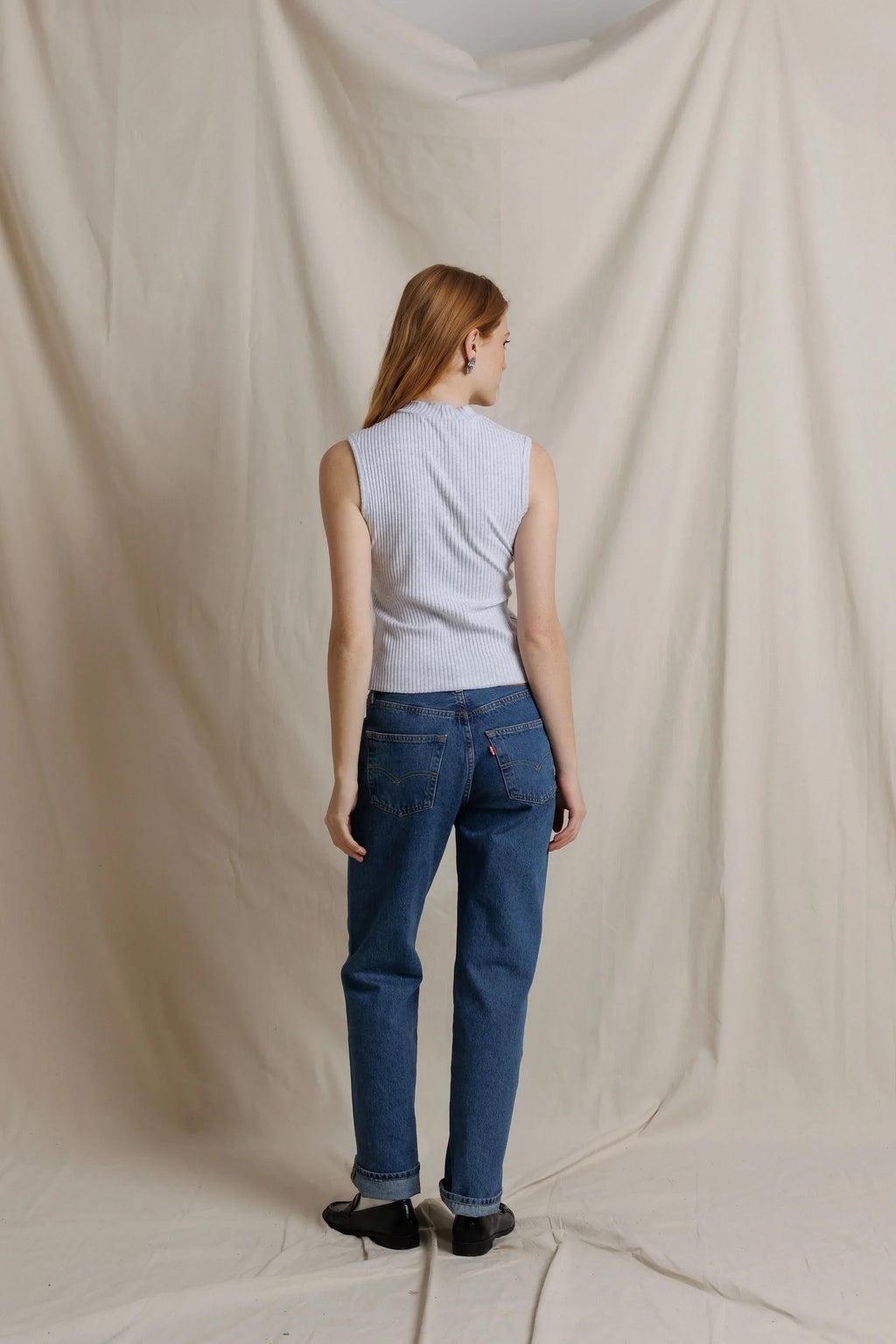 Violet Mockneck Tank